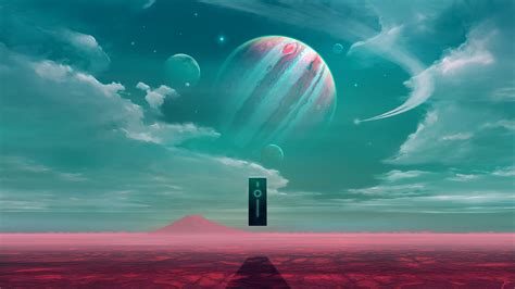 Monolith, space art, science fiction, JoeyJazz, abstract, planet, movies, HD Wallpaper | Rare ...