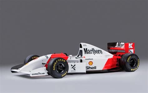 Ayrton Senna's Iconic 1993 McLaren MP4/8 Formula 1 Car