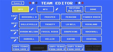 I recreated Texas high school teams in RB : r/RetroBowl