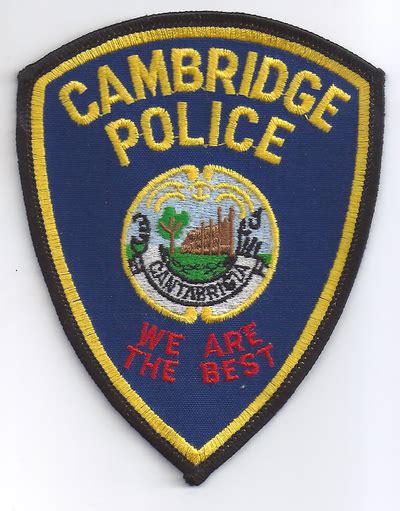 Cambridge Police patches - Cambridge Police History