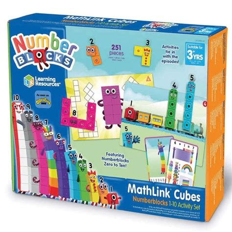 MathLink Cubes NumberBlocks 1-10 Activity Set - Fun Learning