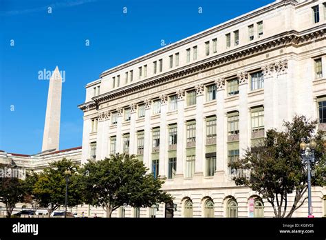 US Department of Agriculture building exterior view, Washington, DC, United States of America ...