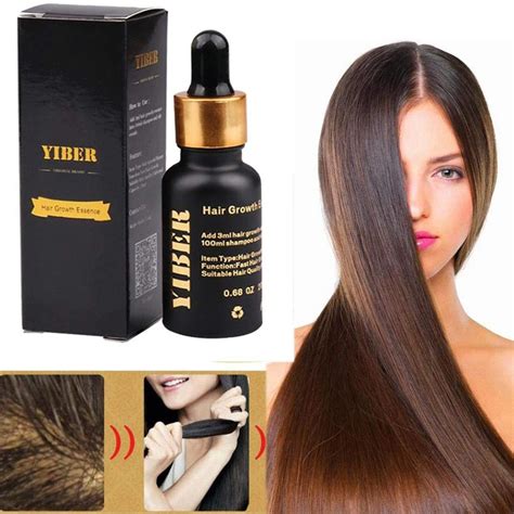 20ml Natural Hair Growth Serum Essence for Advanced Thinning Hair Root Hair Loss Supplement ...