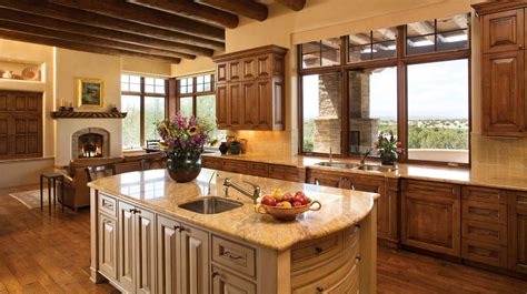 Santa Fe Style Kitchen Cabinets : Spanish Style Kitchen Large Size Of ...