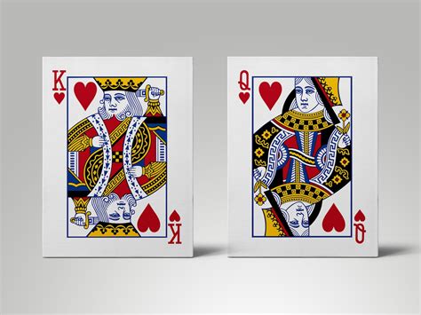 King/queen Playing Card Canvas / Hearts / Diamonds / Spades / Clubs ...