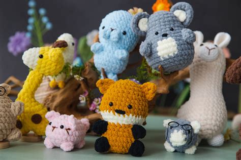 Easy Crochet Animal Kit - Amigurumi Animals - Hookok