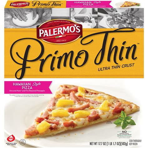 Palermo's® Primo Thin? Ultra Thin Crust Hawaiian Style Pizza 17.7 oz. Box - Walmart.com ...