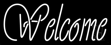 Cursive Welcome Neon Sign | Welcome Bar Neon Signs - Every Thing Neon