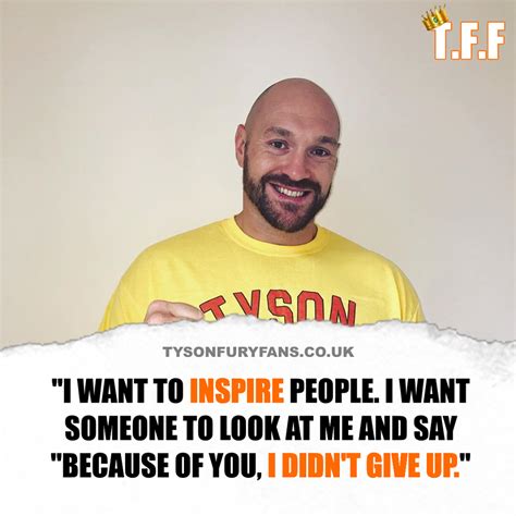 Tyson Fury | Tyson fury, Fury quotes, Fury