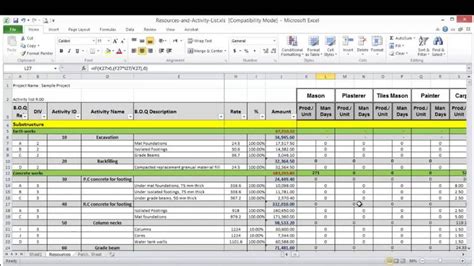 Simple Project Management Resource Plan Template | Project management templates, Excel templates ...