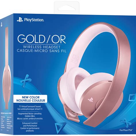 Sony PlayStation Gold Wireless Headset (Rose Gold) 3004396 B&H