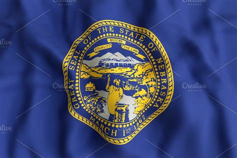 Nebraska State flag. #Sponsored , #PAID, #Nebraska#rendering#flag#State Nebraska State, Northern ...