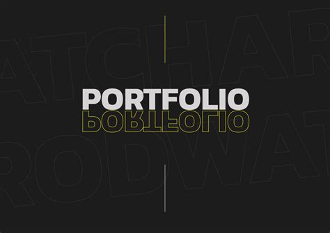 PORTFOLIO 2020 on Behance Graphic Design Illustration, Portfolio Design, Presentation, Behance ...