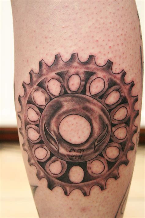 BMX chain gear wheel Tattoo by 2Face-Tattoo on DeviantArt