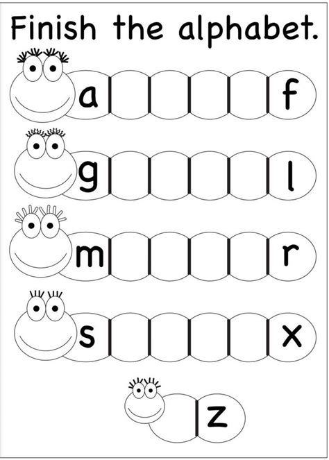 Alphabet Worksheets - Best Coloring Pages For Kids | Alphabet worksheets free, Small letters ...