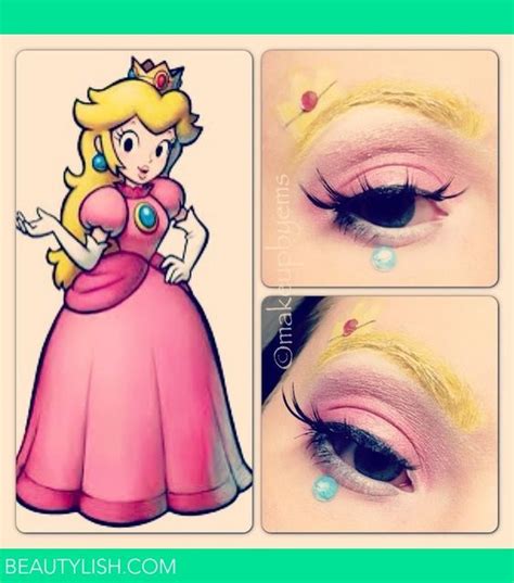 Princess peach makeup!!! | Health and Beauty | Pinterest | Cartoon, The ...