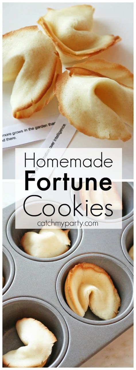 Homemade Fortune Cookie Recipe | Catch My Party