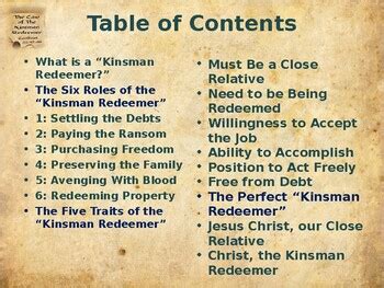 Religion - The Kinsman Redeemer - Boaz to Christ by Alta's Place