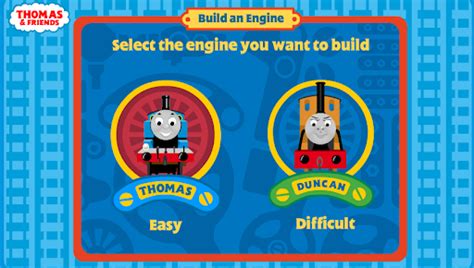 Free Online Kid Games: Thomas Build and Engine Game