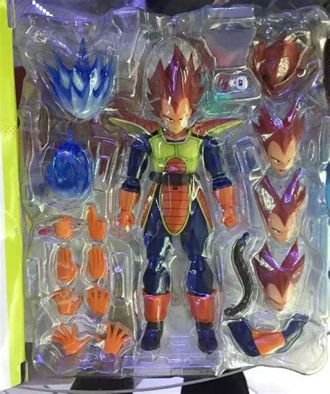 15cm Dragon Ball Z S H Figuart Vegeta orange red Hair Scouter Vegeta SHF PVC Action Figure toy ...