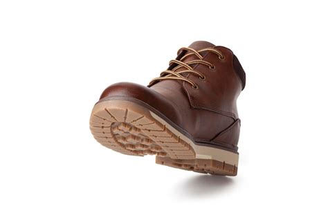 Premium Photo | Brown leather boots men's brown ankle boots