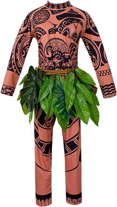 Maui Tattoo Cosplay CostumePants Halloween Cosplay Costume Maui Costume ...