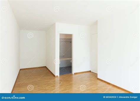 Apartment, empty room stock photo. Image of design, door - 60342024