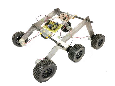 Rough Terrain Vehicle Using Rocker Bogie Mechanism