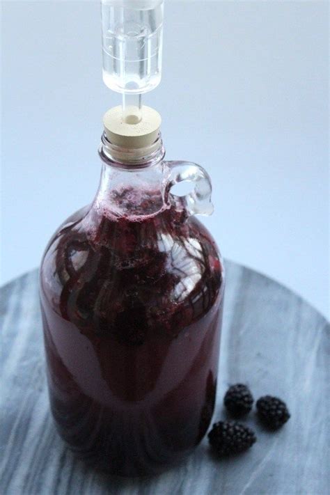 Homemade Blackberry Wine | Recipe | Blackberry wine, Berry wine recipe ...