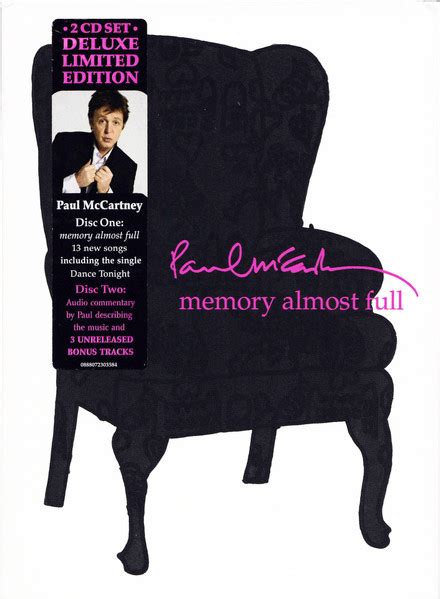 Paul McCartney – Memory Almost Full – 2 x CD (Digipak, Album, Limited ...