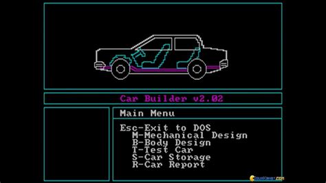 Car Builder gameplay (PC Game, 1982) - YouTube