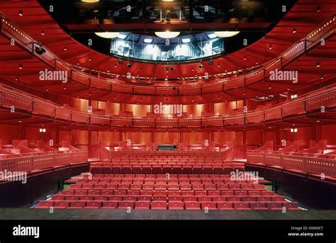 The Lowry Centre Theatre auditorium in Salford, Manchester Stock Photo ...