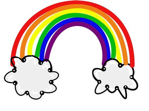 How To Draw A Rainbow Drawing For Children - Bank2home.com