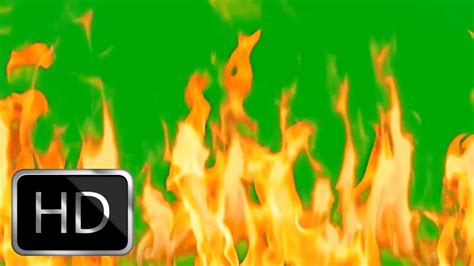 Green Screen Fire Video Background - canvas-valley