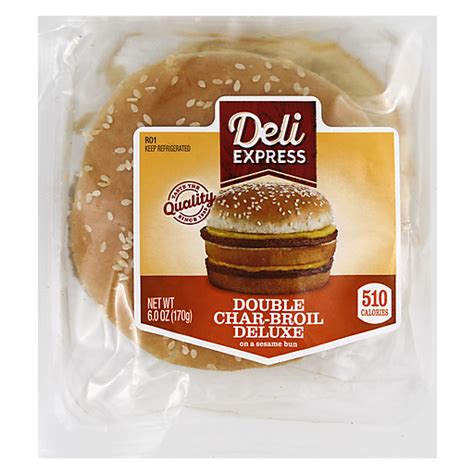 Deli Express Double Char Broil Deluxe Sandwich | Sandwiches | VG's Grocery