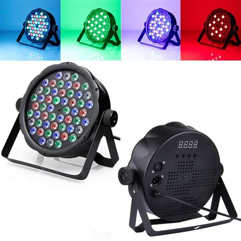 3W 54LEDs RGB PAR CAN STAGE LIGHT WITH LED DISPLAY and DMX ...