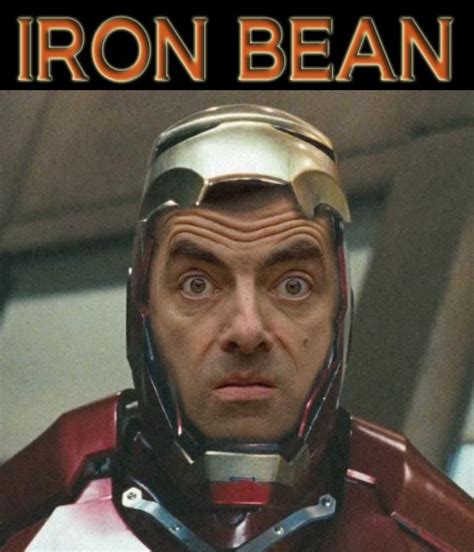 IRON BEAN | Mr bean, Mr bean funny, Mr bean photoshop