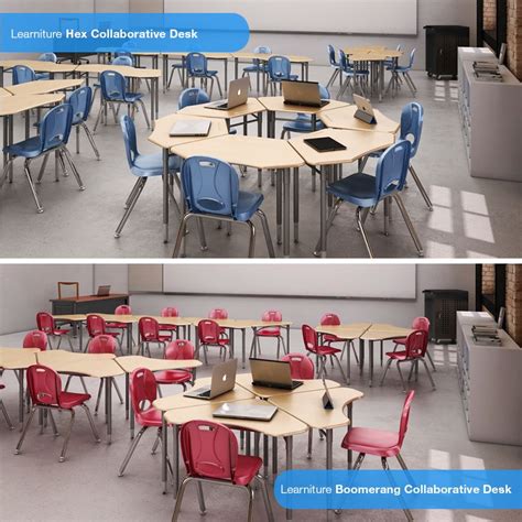 Learniture Collaborative Desks | Classroom seating, Classroom desk ...