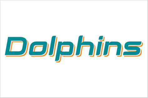 Miami Dolphins Logo - Wordmark Logo - National Football League (NFL) - Chris Creamer's Sports ...