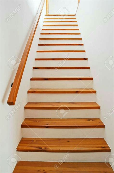 Wood Stair Handrail, Timber Stair, Wooden Stairs, Diy Stairs, House Stairs, Handrails, Staircase ...