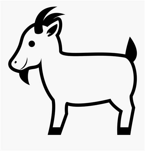 Goat Clipart Black And White Ideas | Clipart black and white, Cartoon clip art, Black and white ...