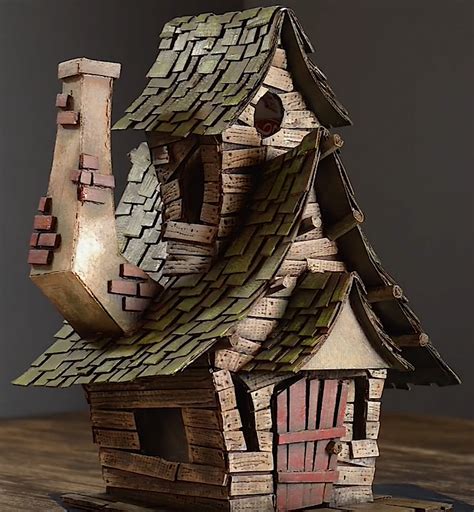 Amazing Witch House CreativeMom | Cardboard house, Fairy house diy, Witch house