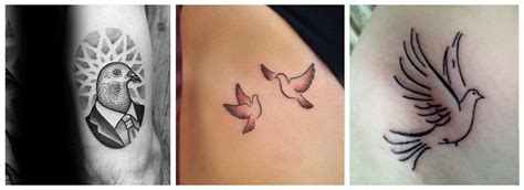 Tatuajes de Palomas. Un símbolo de Paz y Armonía - Mini Tatuajes