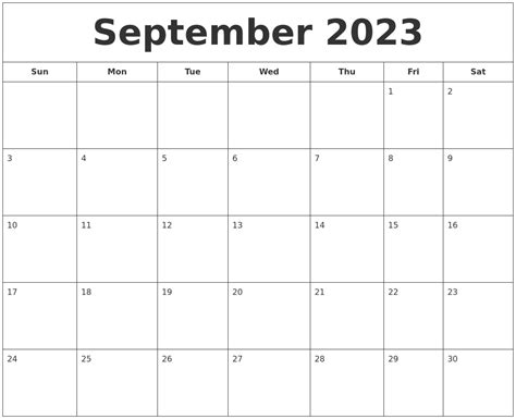 August 2023 Calendar