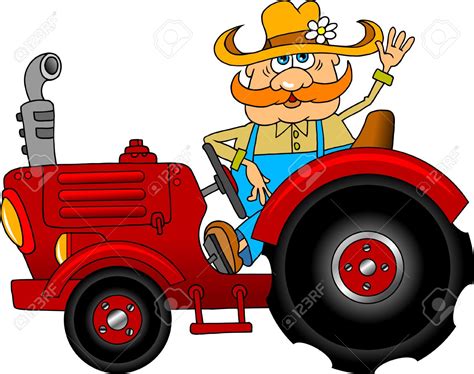 Red Tractor Clipart | Free download on ClipArtMag