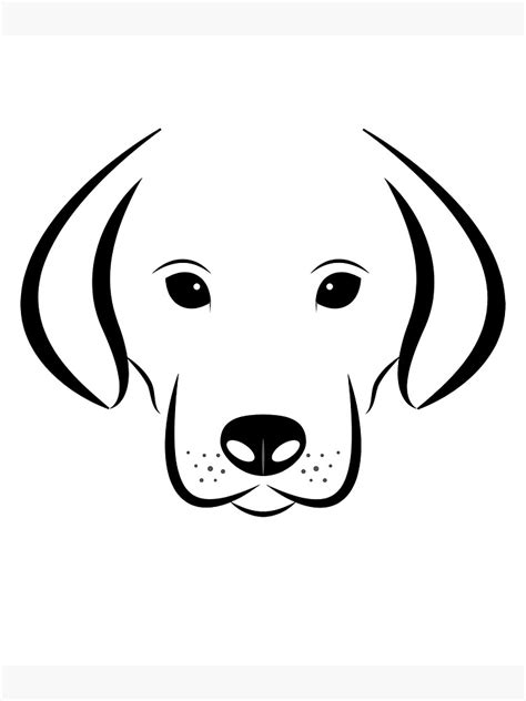 "Dog - A Simple Dog Outline" Poster for Sale by NDesignz | Redbubble