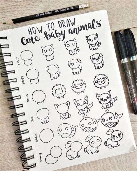 30 Cute Bullet Journal Doodles that are Super Easy to Draw!