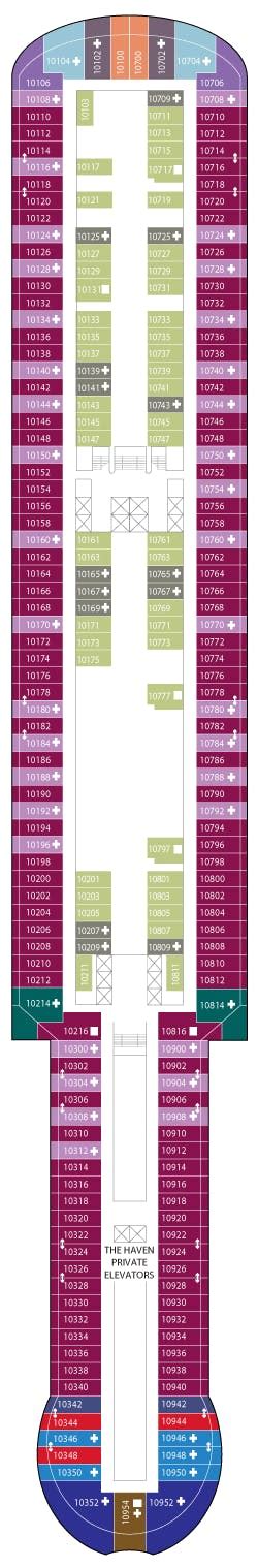 Norwegian Prima deck plans - Cruiseline.com