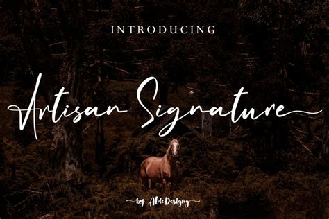 Artisan Signature // Business Signature Style - WEB FONT