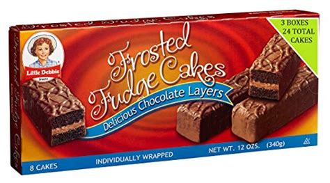 Little Debbie Frosted Fudge Cakes 12 oz, 8 Ct - Hello-Halal